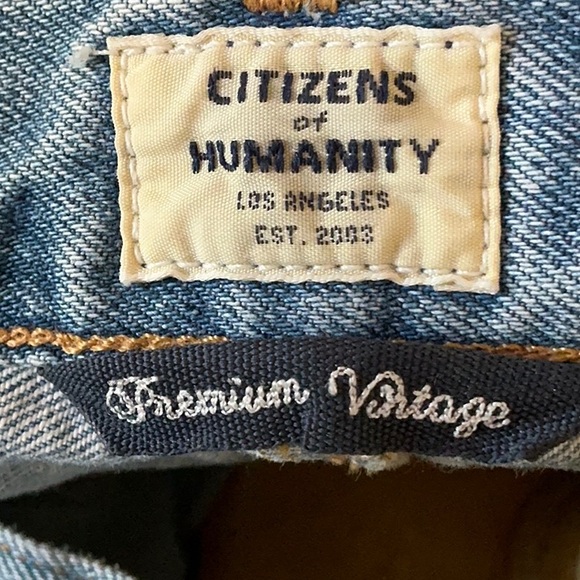 Citizens of Humanity Premium Vintage Denim jean Skirt 29 7 USA made 100% cotton - Picture 7 of 16